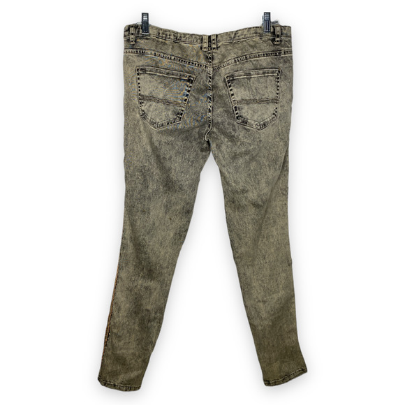 Vintage Pull & Bear High Rise Acid Wash Jeans Size 12 - Picture 8 of 8